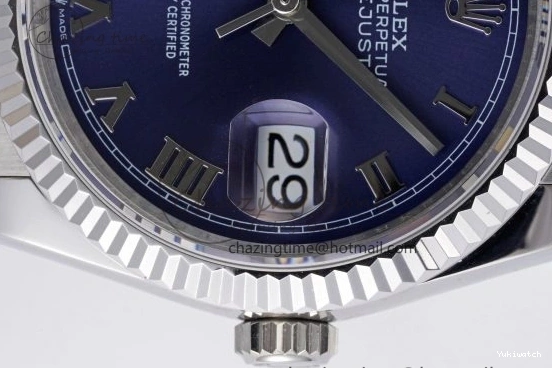 Steel Dial JDF on 904L DateJust 36 Markers V2 SS Bracelet Blue Jubilee 126234 Roman 1230